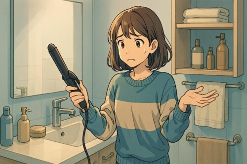 ヘアアイロンどこに置く