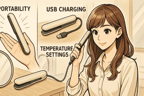 コードレスヘアアイロンを選ぶ際に見るべき3つのポイント