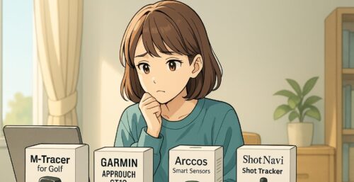他社スマートゴルフセンサーとM-Tracerの比較