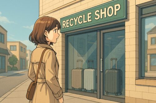 スーツケースの中古を近場のリサイクルショップで探す